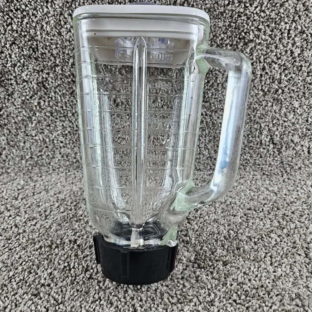 Oster Regency 5 Cup Glass Jar w/ Lid Blender Replacement Part Vintage